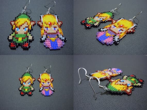 zelda-pixel-ohrringe