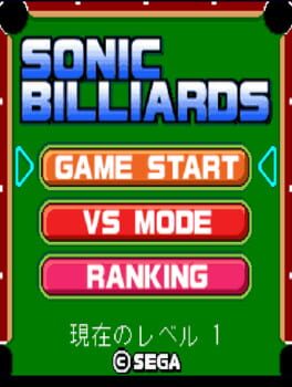 Cover: Sonic Billiards