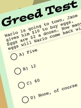 Cover: Greed School Test